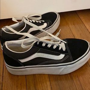 Black laced vans